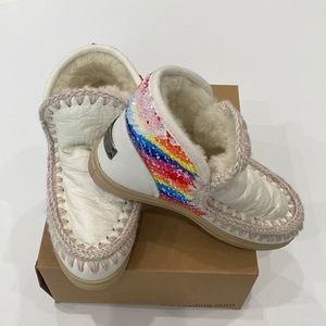 Mou Eskimo sneaker rainbow sequins SIZE 38